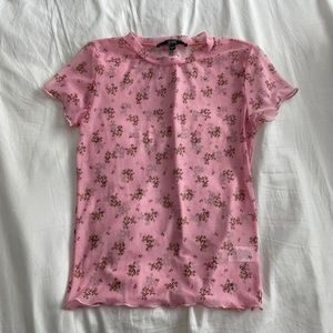 Floral Sheer Top